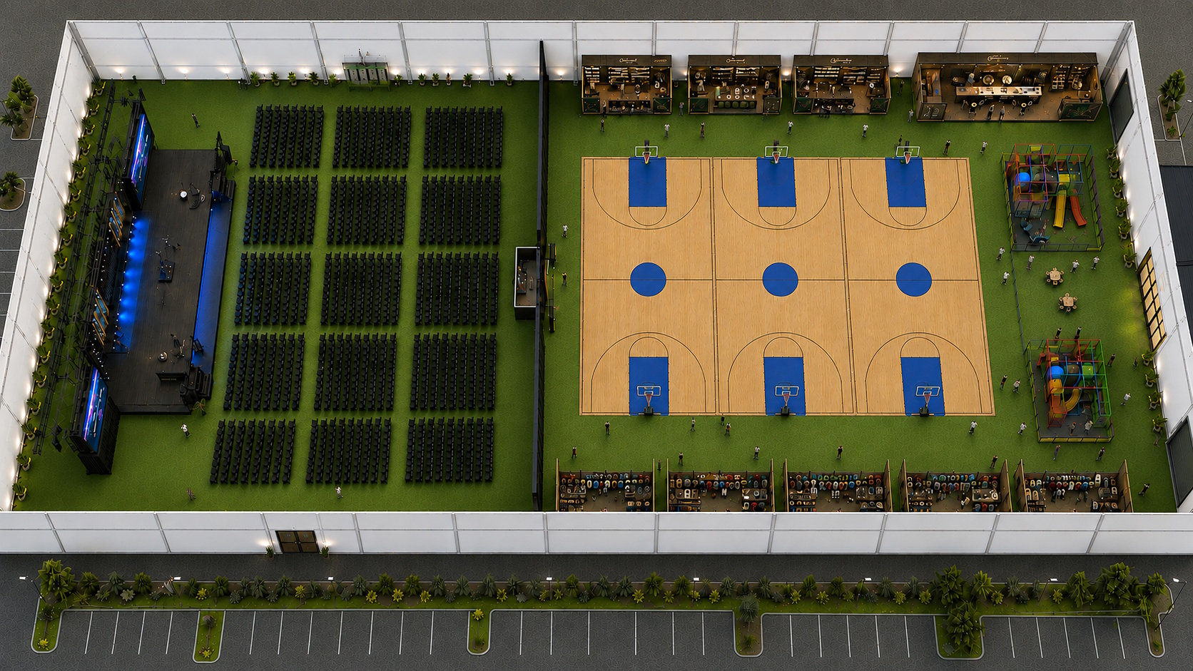 Rendering of the Community Area